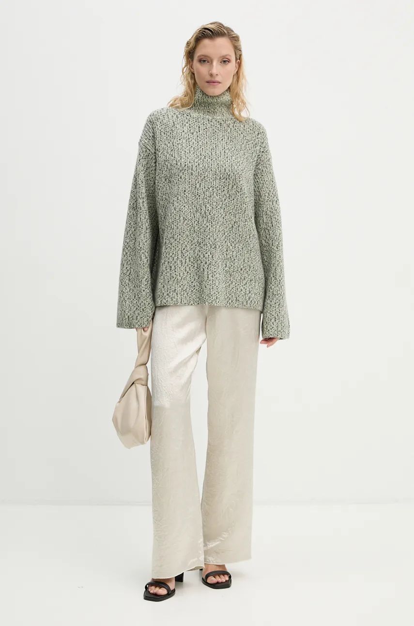 Sweater Nanushka Turtleneck Knit Sweater Grøn | NW24PFHA27999, 1