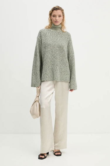 Sweater Nanushka Turtleneck Knit Sweater Grøn | NW24PFHA27999, 1