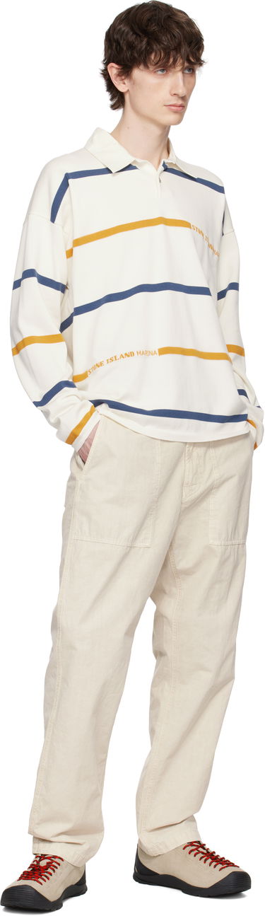 Polo skjorte Stone Island Stone Island Striped Organic Cotton Polo Hvid | K1S15 5100035 S00XB, 3