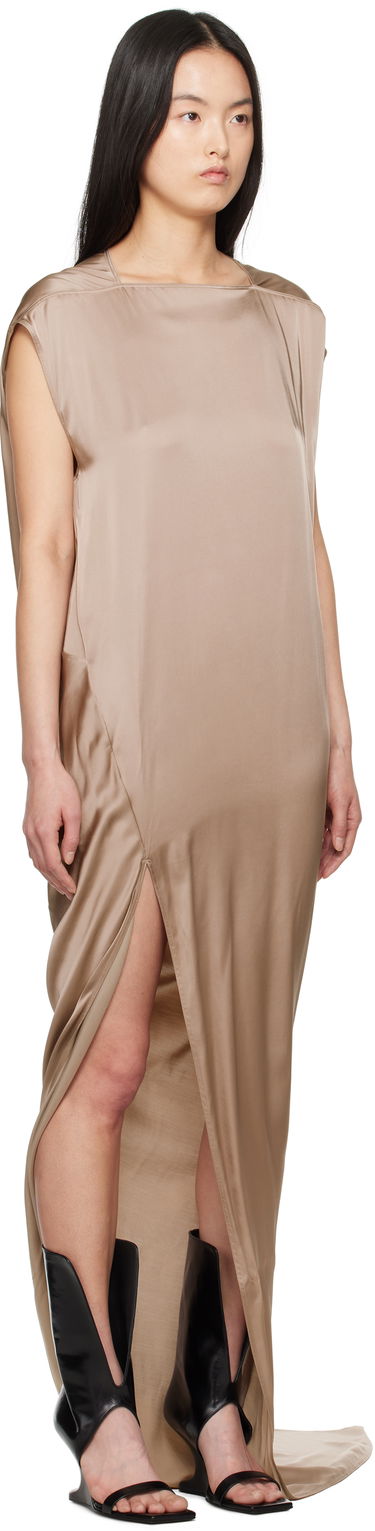 Kjole Rick Owens Rick Owens Hollywood Edfu Maxi Dress Grøn | RP01E7505 SCH, 4