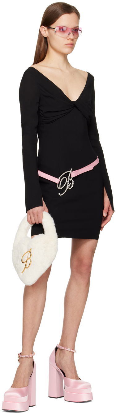 Kjole Blumarine Blumarine Twisted Minidress Sort | P322A283A, 4