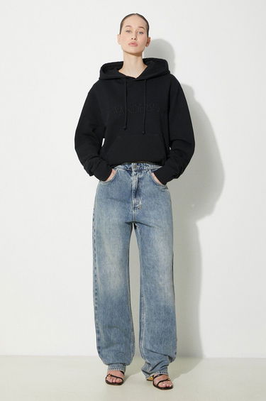 Sweatshirt JW Anderson Anderson Logo Embroidery Hoodie Sort | JW0164.PG0861.999, 1