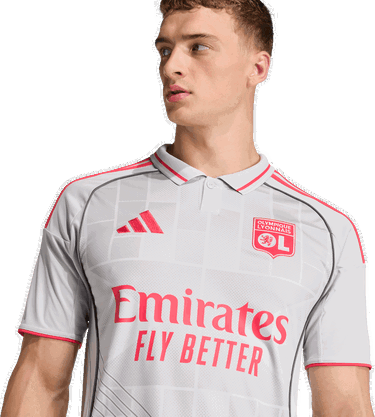 Jersey adidas Originals Olympique Lyon 3rd Jersey 2025/26 Hvid | jd1389, 2
