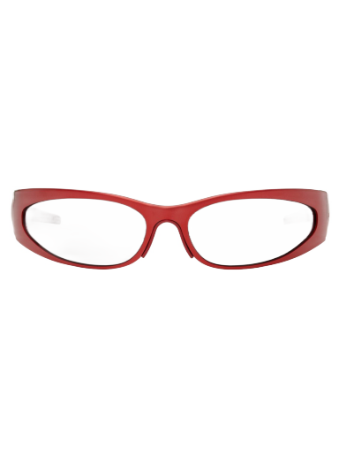 Solbriller Balenciaga Wraparound Sunglasses Rød | BB0290S-005