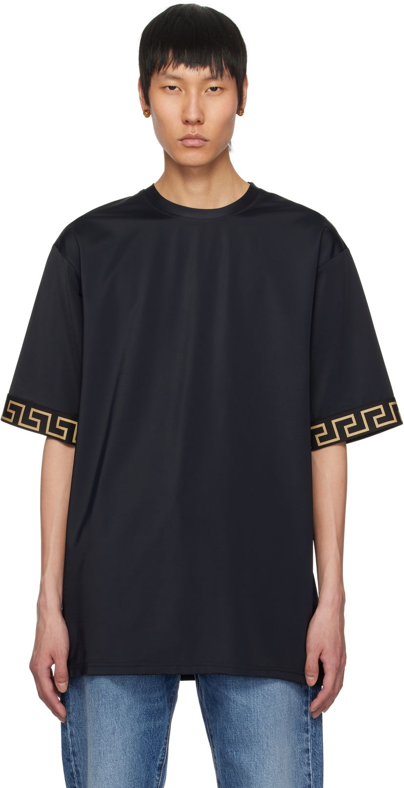 T-shirt Versace Versace Underwear Swim T-Shirt Sort | 1004079_1A11119