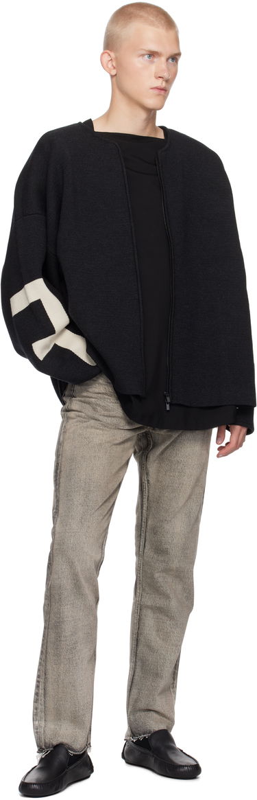 Sweater Fear of God Fear of God Merino Full Zip Sweater Sort | FG24FW20-0172MER, 3