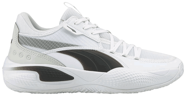Sneakers og sko Puma Court Rider Team "White Black" Hvid | 195660 03, 0