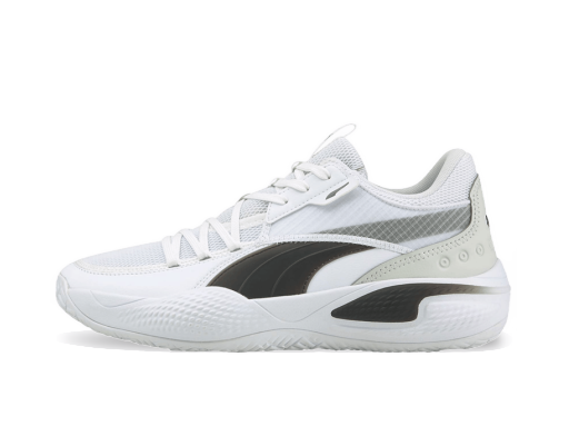 Basketball Puma Court Rider Team "White Black" Hvid | 195660 03