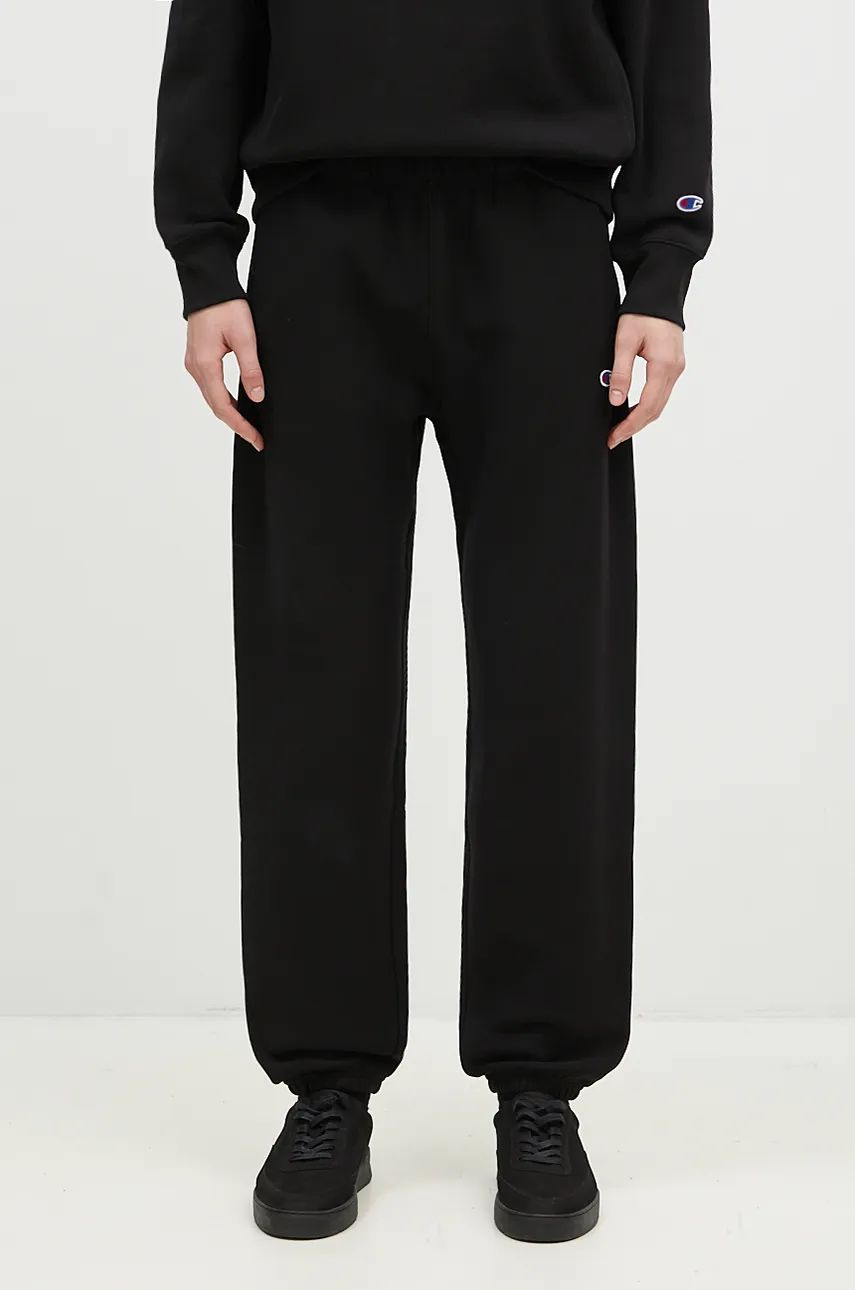 Joggingbukser Champion Elastic Cuff Sweatpants Sort | 220709., 0