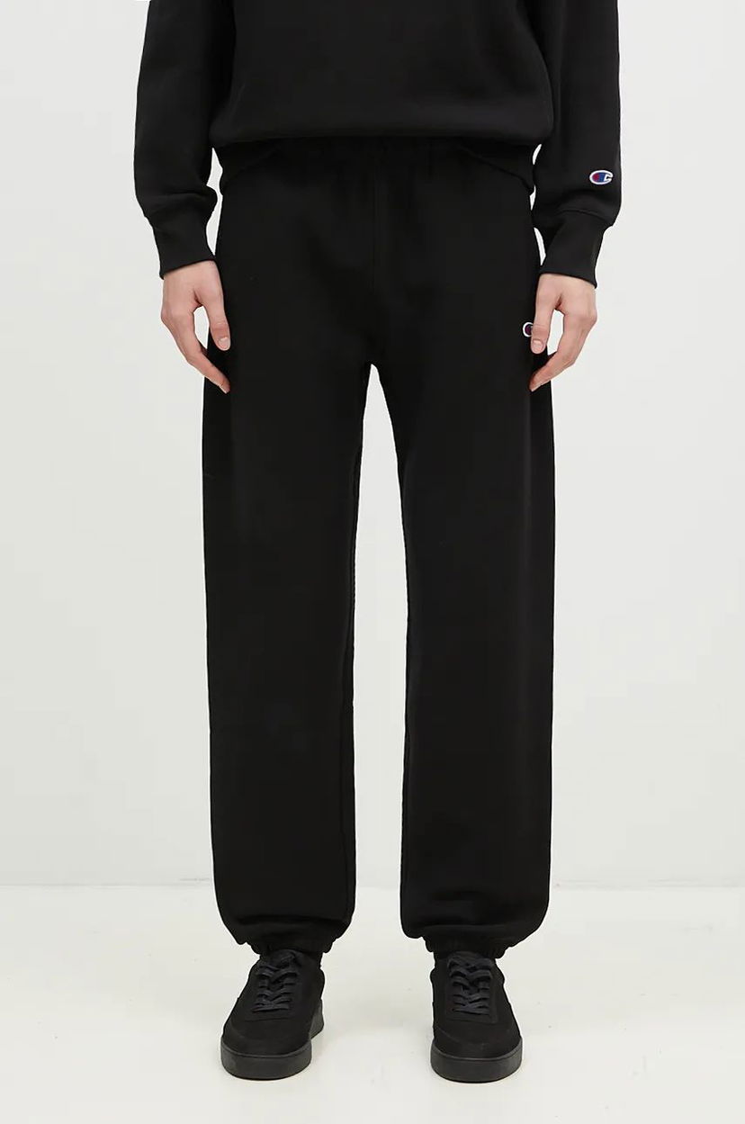 Joggingbukser Champion Elastic Cuff Sweatpants Sort | 220709.