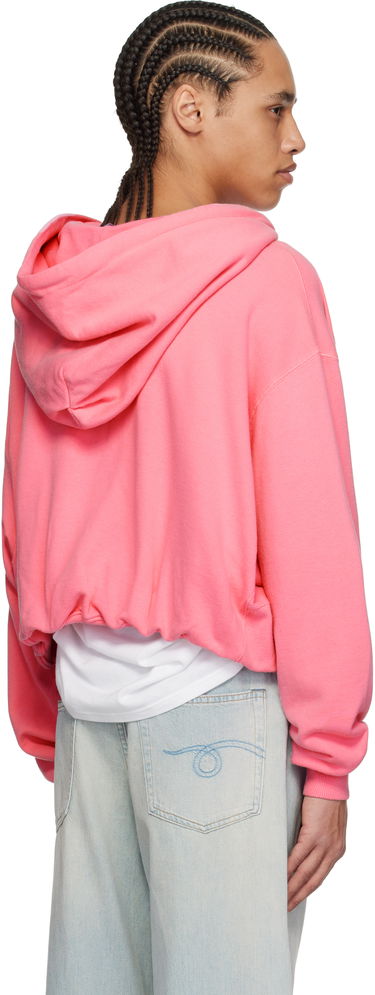 Sweatshirt R13 R13 Balloon Cropped Zip-Up Hoodie Lyserød | R13WK216-K001I, 2