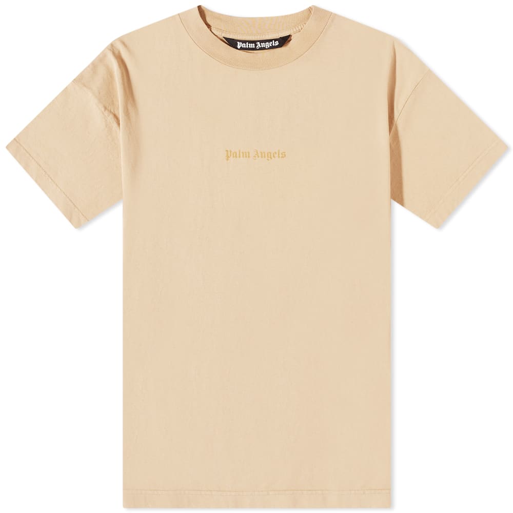 T-shirt Palm Angels Reverse Logo Tee Beige | PMAA001S23JER0046161, 0