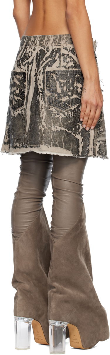 Nederdel Rick Owens Concordians Sisynap Studded Distressed Miniskirt Flerfarvet | DS02E7329 DWF, 2