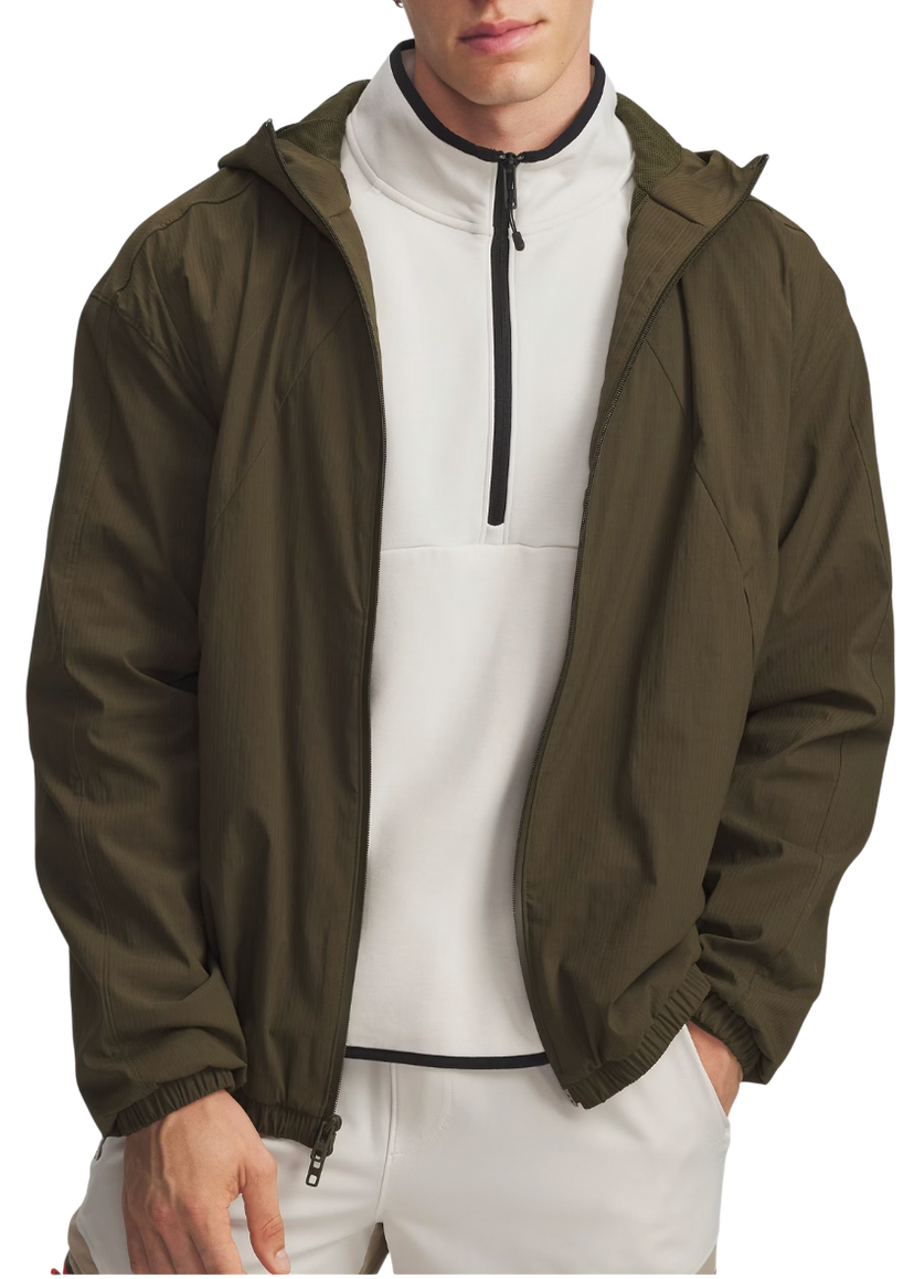 Vindjakke Under Armour Unstoppable Woven Hooded Jacket Grøn | 6003863-308