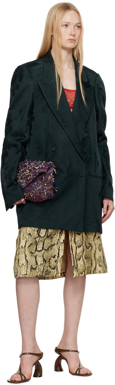 Håndtaske Dries Van Noten Dries Van Noten Embellished Envelope Clutch Bag Lilla | 251-011513-896, 3