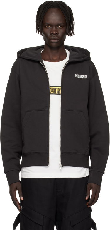 Sweatshirt KENZO Kenzo Paris 'KENZO City' Full-Zip Hoodie Sort | FF65HO2544MC, 0