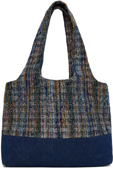 Mulepose Anna Sui Anna Sui Tweed & Denim Tote Flerfarvet | 1024B90,, 0