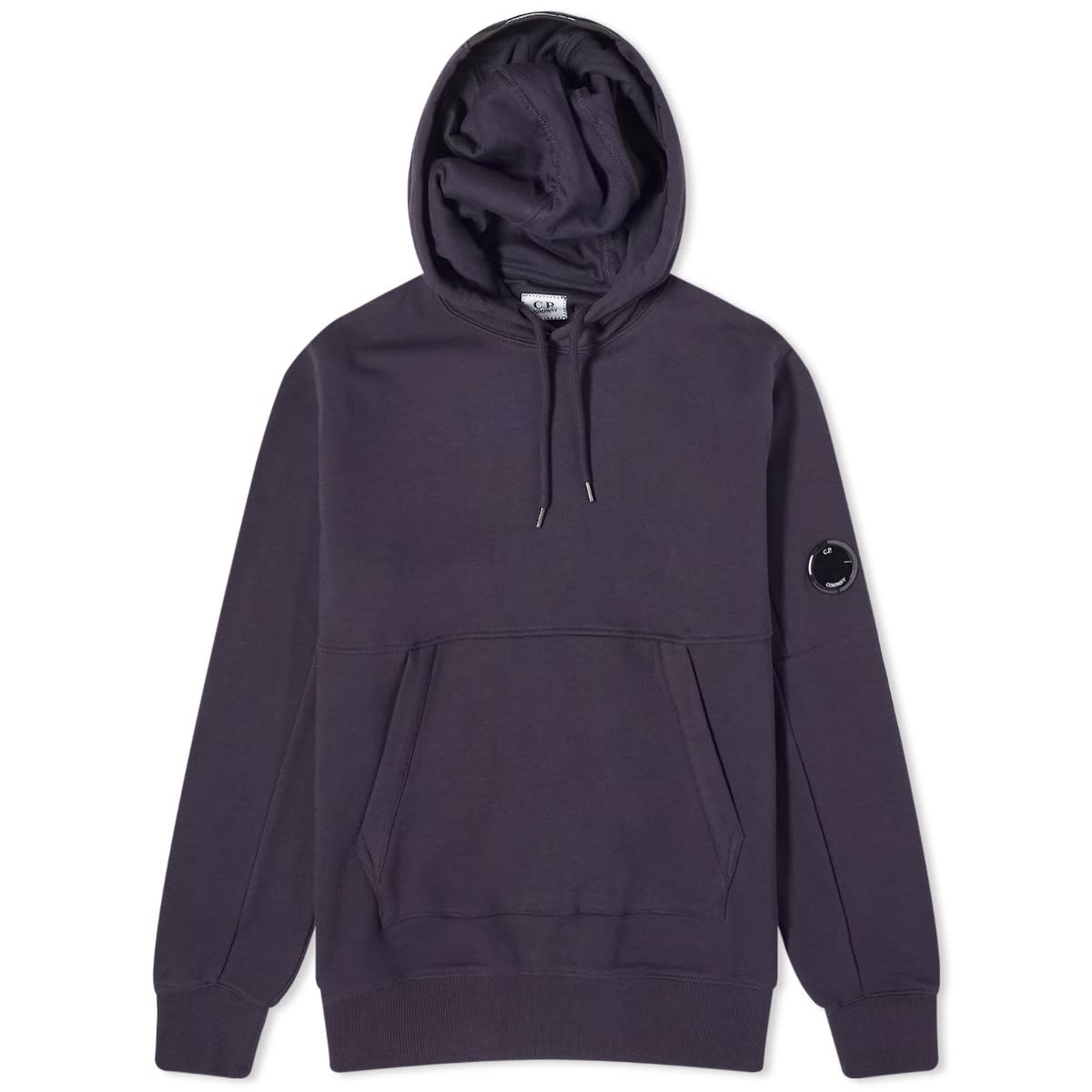 Sweatshirt C.P. Company Diagonal Raised Fleece Hoodie Mørkeblå | CMSS023A-005086W-888, 0