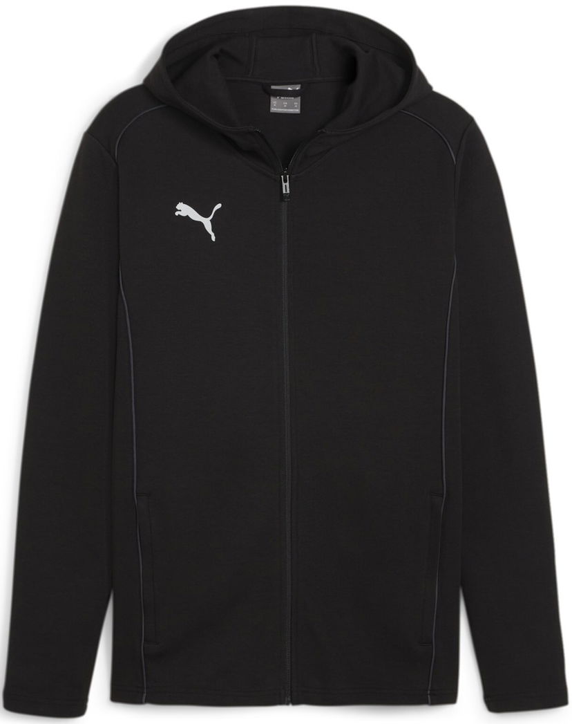 Sweatshirt Puma teamFINAL Casuals Hooded Jkt Sort | 658528-03