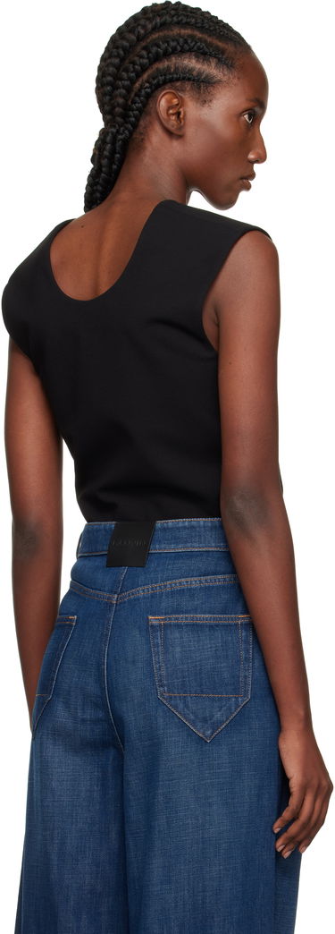 Tanktop LANVIN Lanvin Jersey Plunging Neckline Top Sort | RW-TO0006-6109-E25, 2