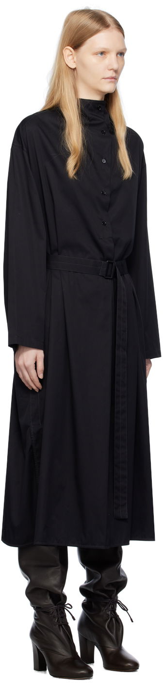 Skjorte LEMAIRE LEMAIRE Housse Midi Dress Sort | DR1040 LF824, 1