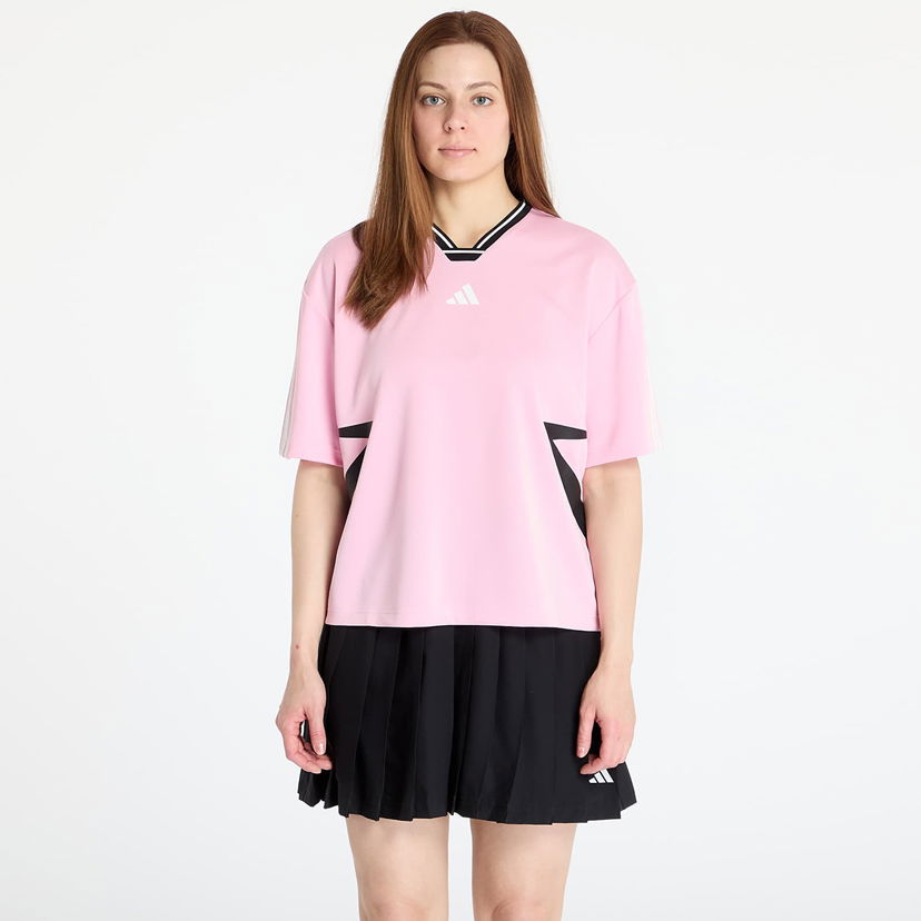 Jersey adidas Originals Adidas Tiro Cut 3 Stripes Color Block Boyfriend T-Shirt Lyserød | JG4060
