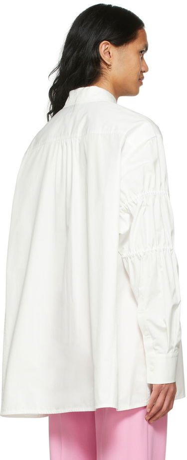 Skjorte We11done Cotton Oversized Shirt Hvid | WD-BL1-22-141-M-WH, 2