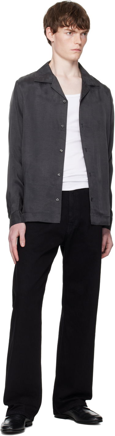Skjorte BOSS Hugo Loose-Fit Shirt Sort | 50545400, 3