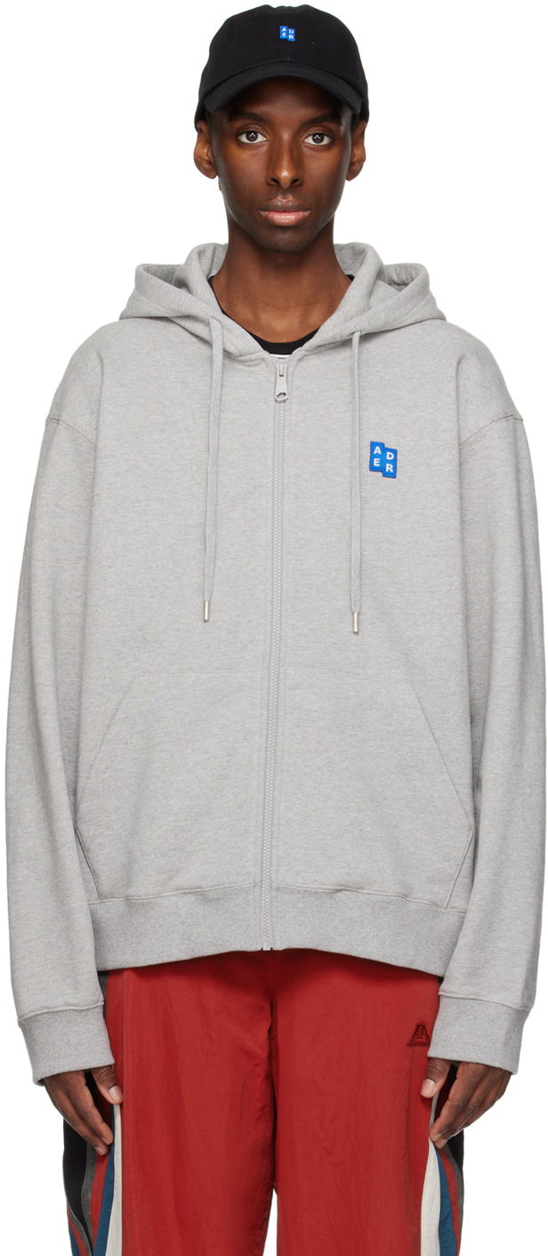 Sweatshirt ADER ERROR Zip Hoodie Grå | BMSGFYHD0401GR, 0