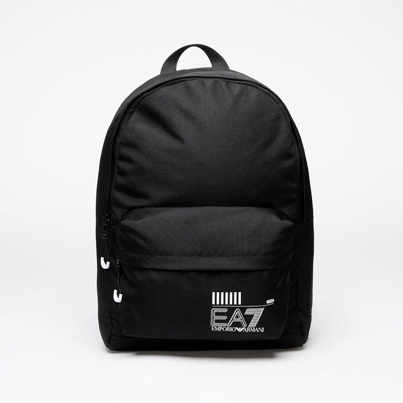 Rygsæk Emporio Armani Backpack EA7 Unisex Backpack Black/ White Logo, Universal Sort | 245081CC94002021