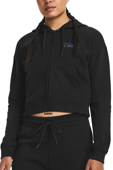 Sweatshirt Under Armour Pjt Rck HW Terry FZ Q4 Sort | 1380735-001, 0