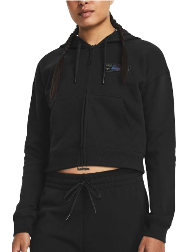 Sweatshirt Under Armour Pjt Rck HW Terry FZ Q4 Sort | 1380735-001