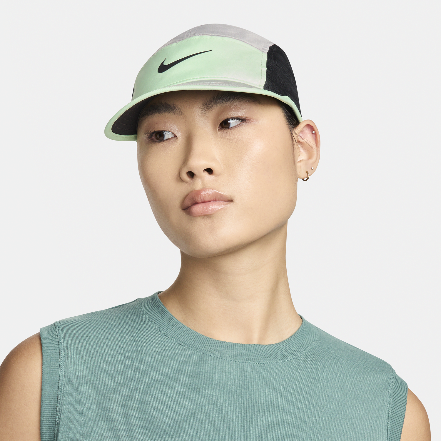Kasket Nike Swoosh Cap Dri-FIT Fly Grå | FB5624-012, 0