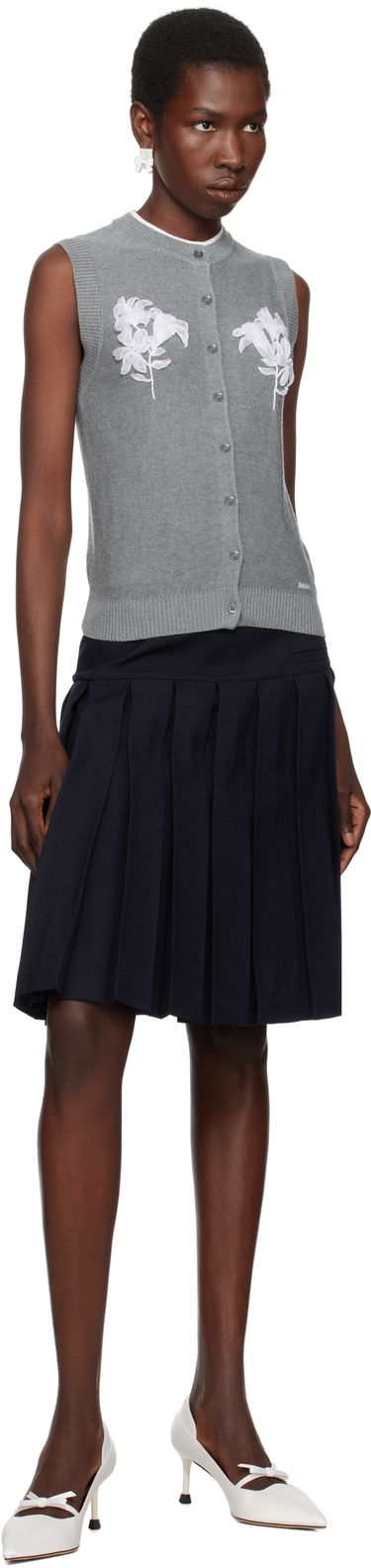 Øreringe SHUSHU/TONG YVMIN Edition Bowknot Square Earrings Hvid | 25615WHT00DN2, 3