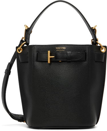 Håndtaske Tom Ford Tom Ford Mini Audrey Grained Leather Bucket Bag Sort | S0481-LCL429X, 0