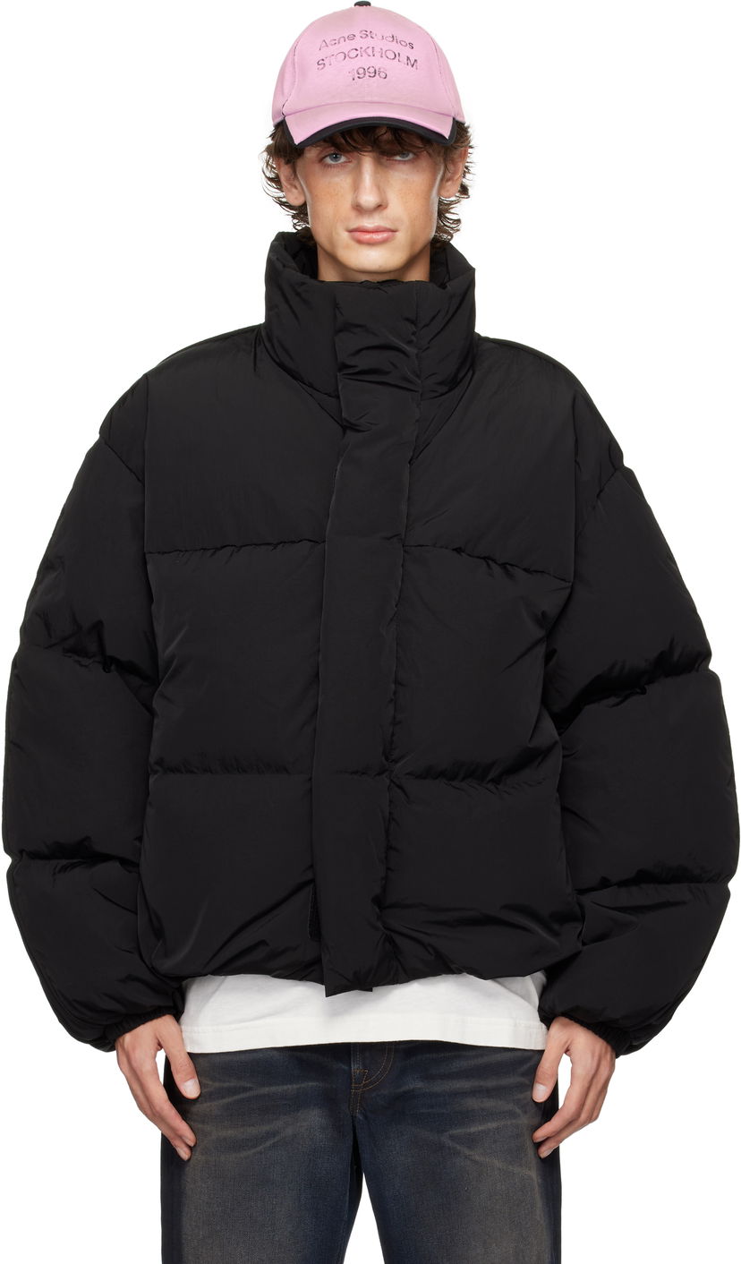 Puffer jakke Acne Studios Puffer Down Jacket Sort | B90790-