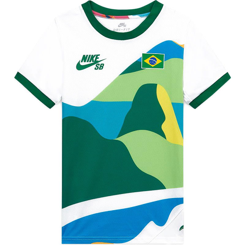 T-shirt Nike SB Parra Federation Kit Crew Youth Jersey Hvid | CZ7775-100