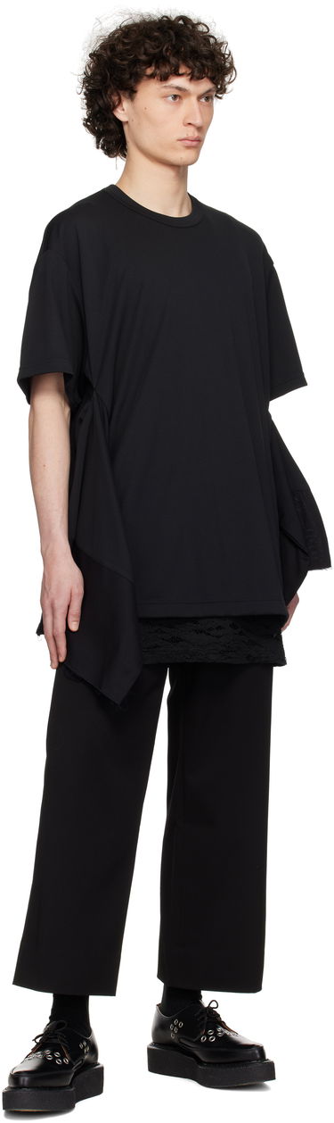 T-shirt Comme des Garçons Homme Plus Polyester Piqué T-Shirt Sort | PO-T020-051, 3