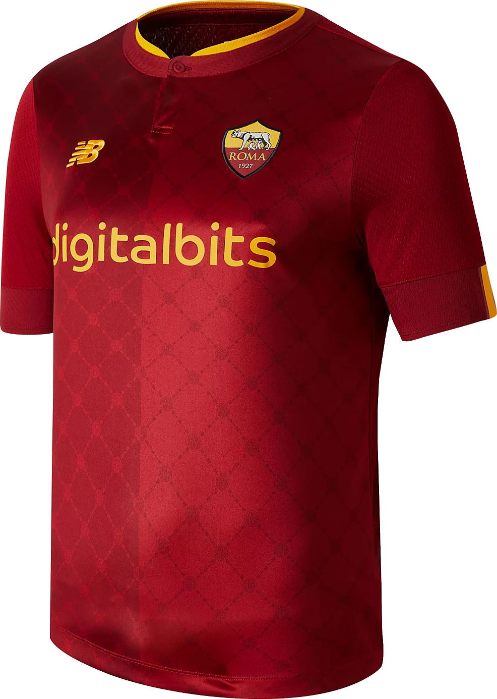 Skjorte New Balance AS Roma Home Jersey 2022/23 Rød | mt231244-hme, 0