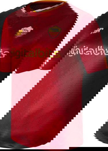 Skjorte New Balance AS Roma Home Jersey 2022/23 Rød | mt231244-hme, 0