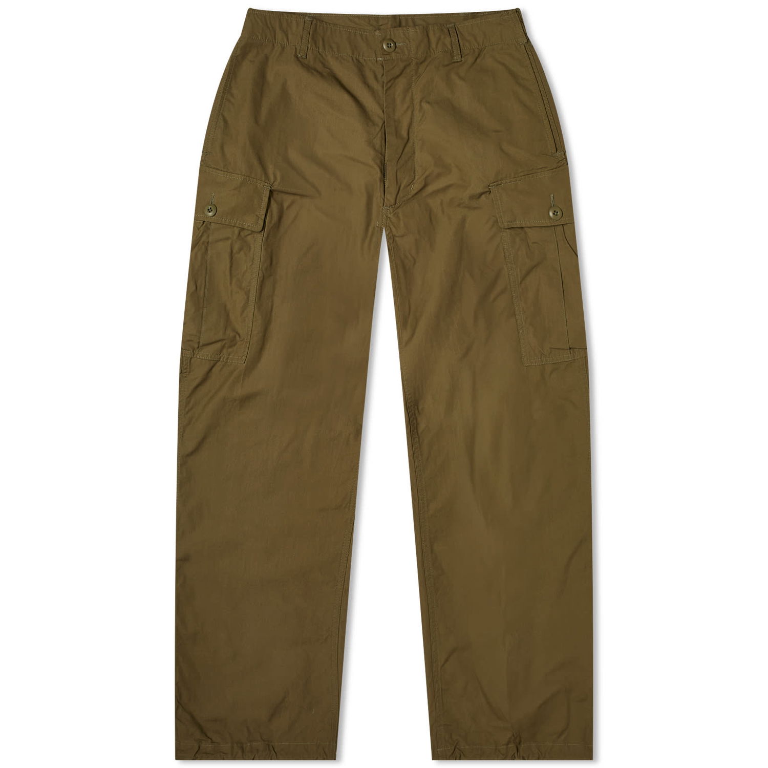 Cargo bukser BEAMS Beams Plus Mil 6 Pocket Ripstop Pants Grøn | 3824-0081-803-67, 0