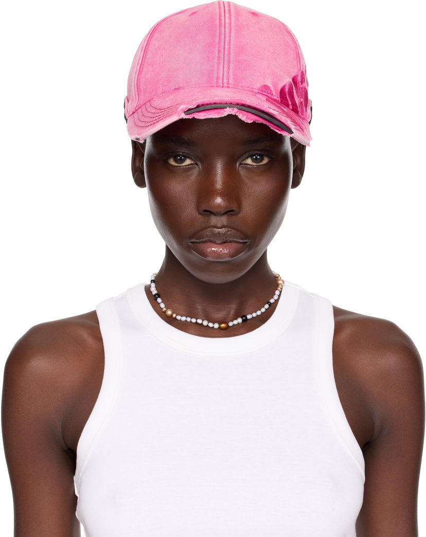 Kasket Martine Rose Martine Rose Exclusive Roll Back Cap Lyserød | 1168WP14115