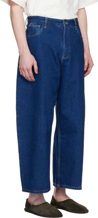 Jeans Studio Nicholson Studio Nicholson Paolo Wide Leg Jeans Sort | PAOLO SNM - 1023, 4