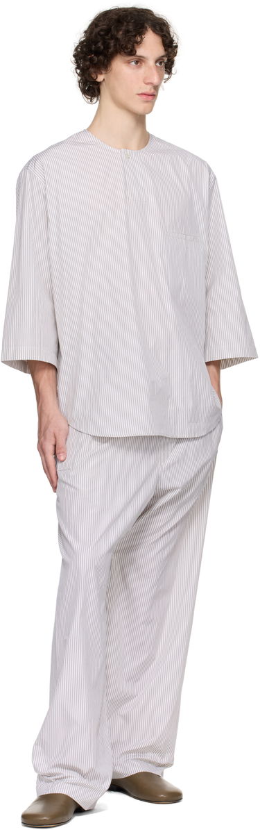 Pyjamas LEMAIRE Lemaire Striped Pyjama Trousers Hvid | PA1211 LF1409, 3