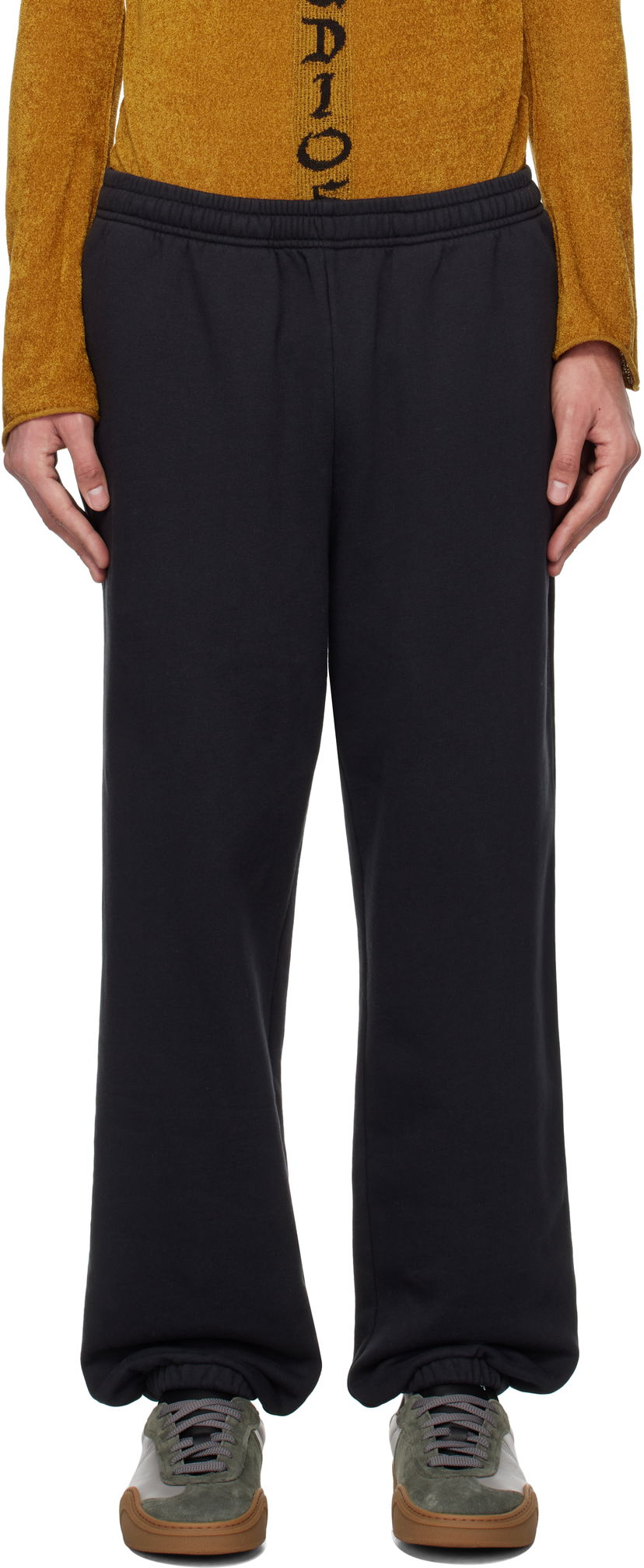 Joggingbukser Acne Studios Acne Studios Organic Cotton Sweatpants Sort | CK0116-