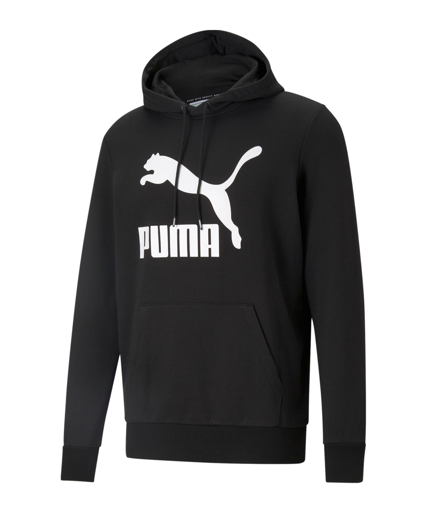 Sweatshirt Puma Hoodie Classics Sort | 53008401, 0