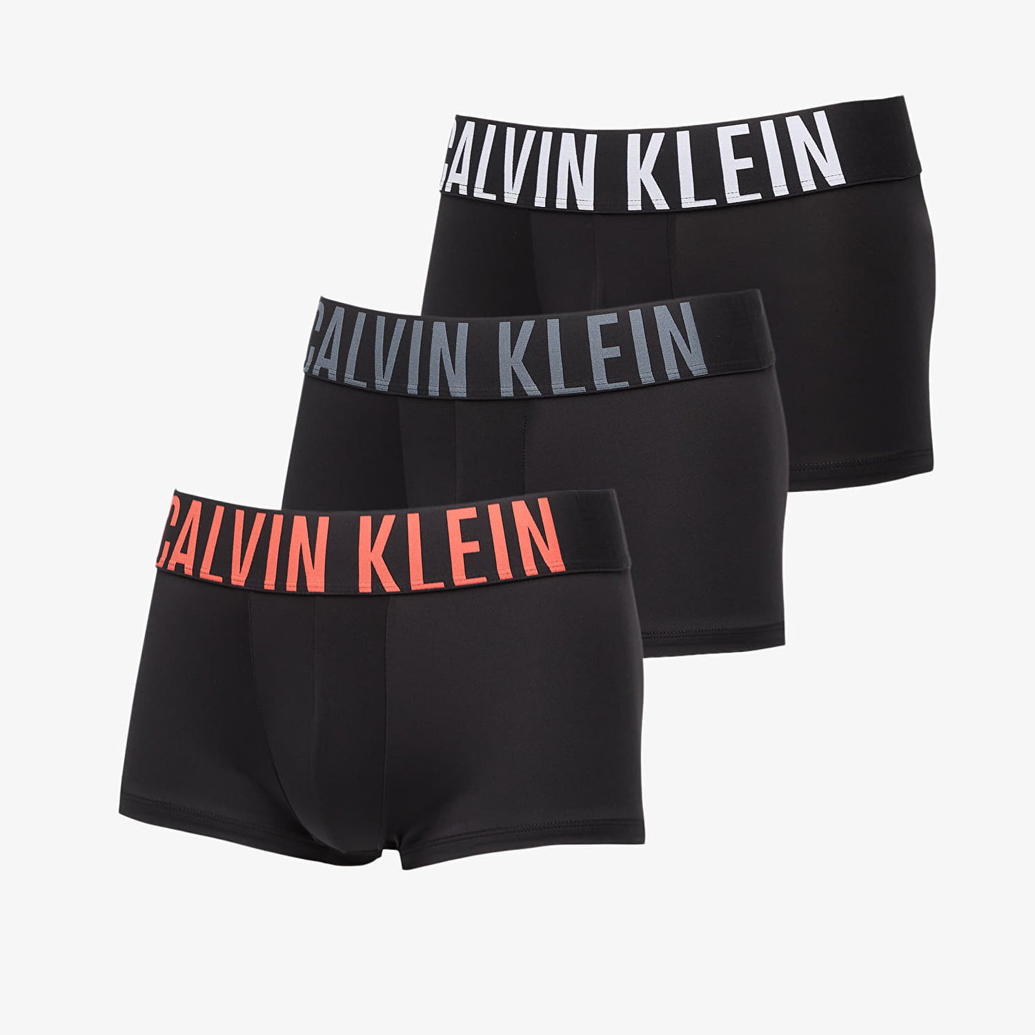 Boksere CALVIN KLEIN Low Rise Trunk 3-Pack XL Sort | 000NB3611A 2QS, 0