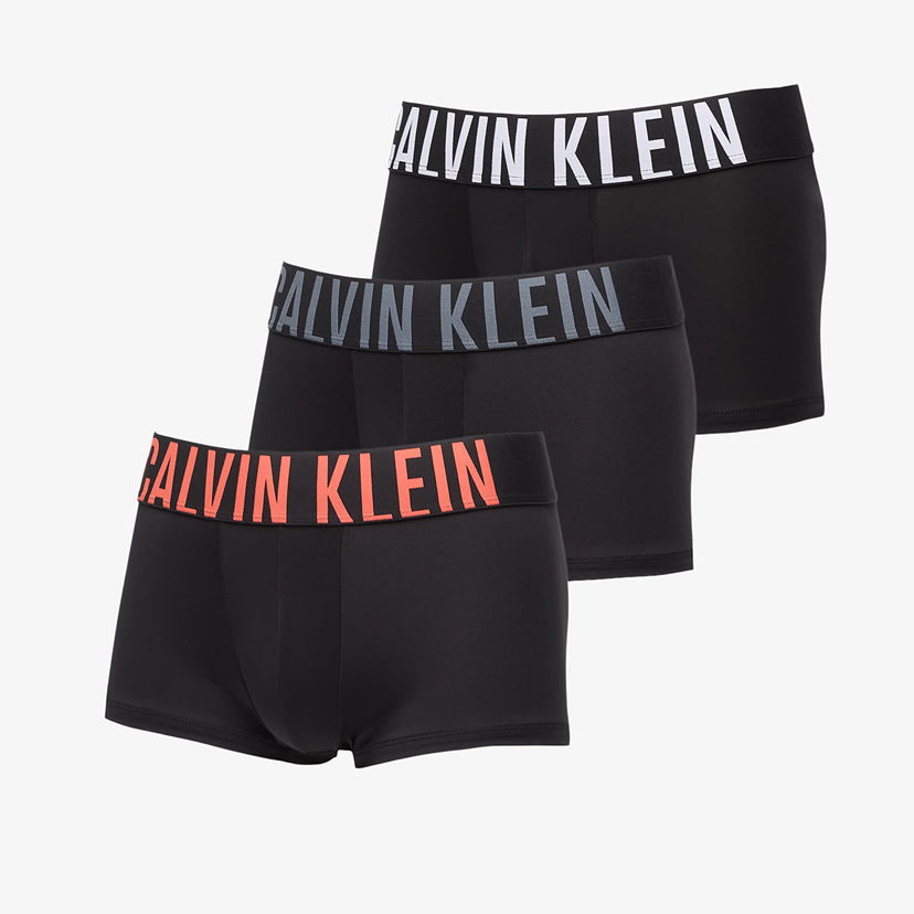 Boksere CALVIN KLEIN Low Rise Trunk 3-Pack XL Sort | 000NB3611A 2QS