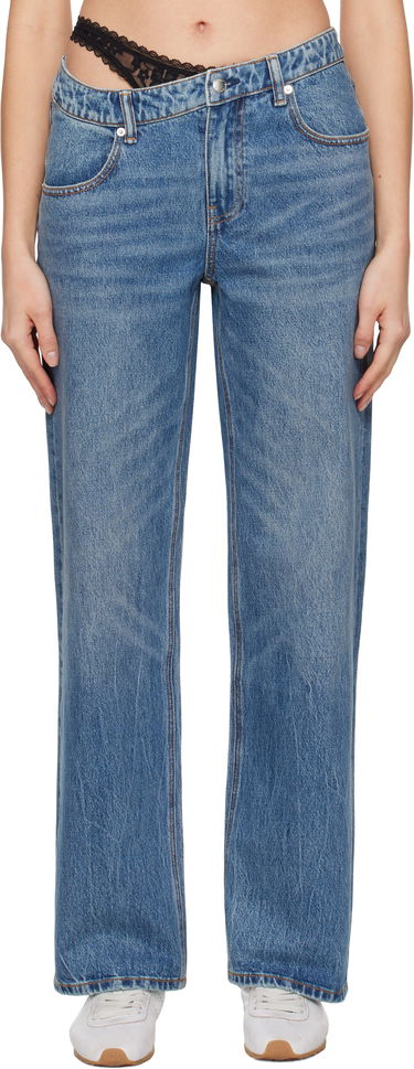 Jeans Alexander Wang Pre-Styled Denim Jeans Blå | 4DC1254612, 0