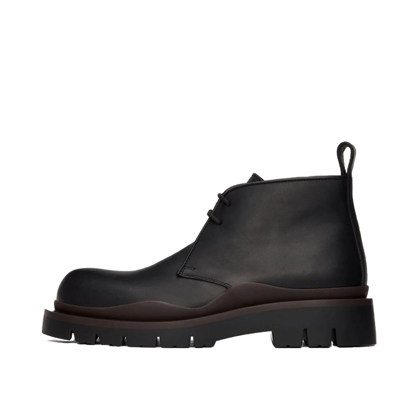 Sneakers og sko Bottega Veneta Leather Desert Boots Sort | 667074VBS501314